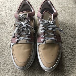 Fendi lace-up sneakers.